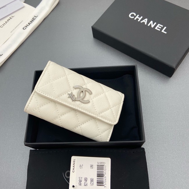 Chanel Flap Card Holder AP4812 Cream