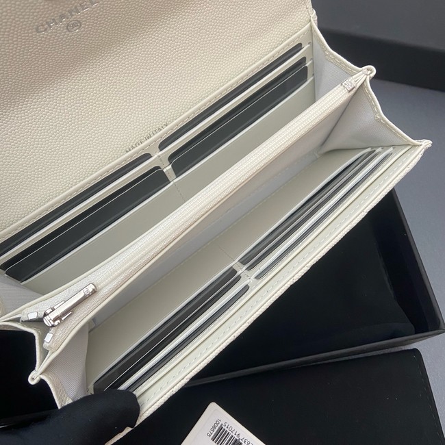Chanel Long Flap Wallet AP3724 Cream
