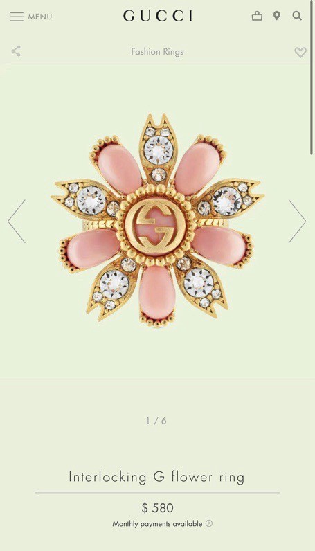 Gucci ring CE81777