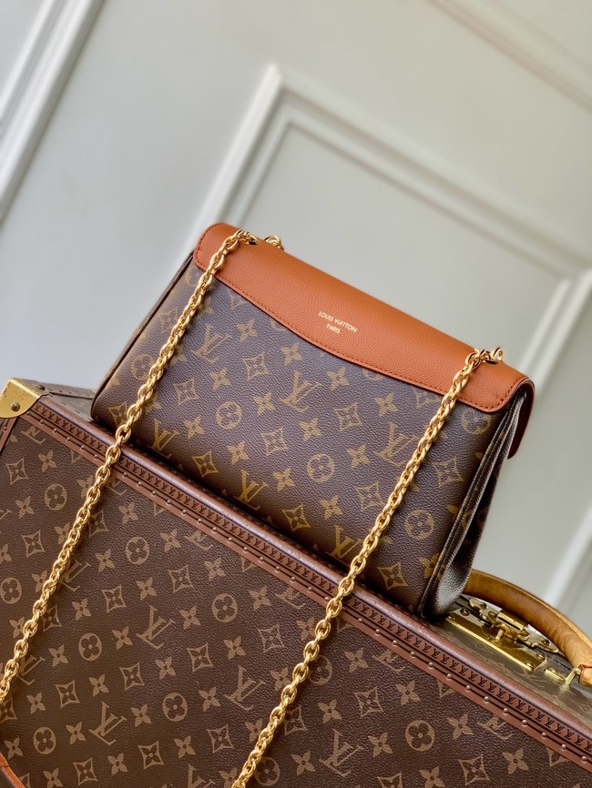 Louis Vuitton Monogram Canvas Shoulder Bag M27065 brown