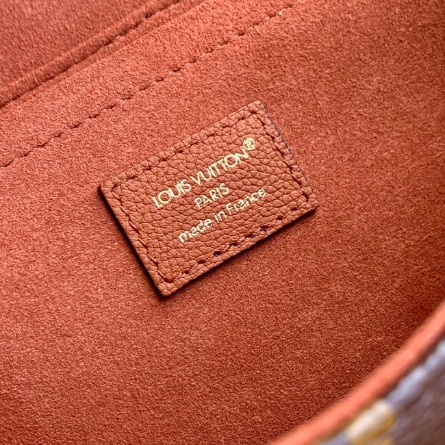 Louis Vuitton Monogram Canvas Shoulder Bag M27065 brown