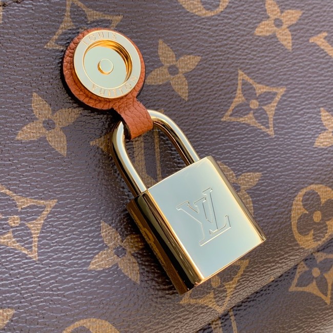 Louis Vuitton Monogram Canvas Shoulder Bag M27065 brown