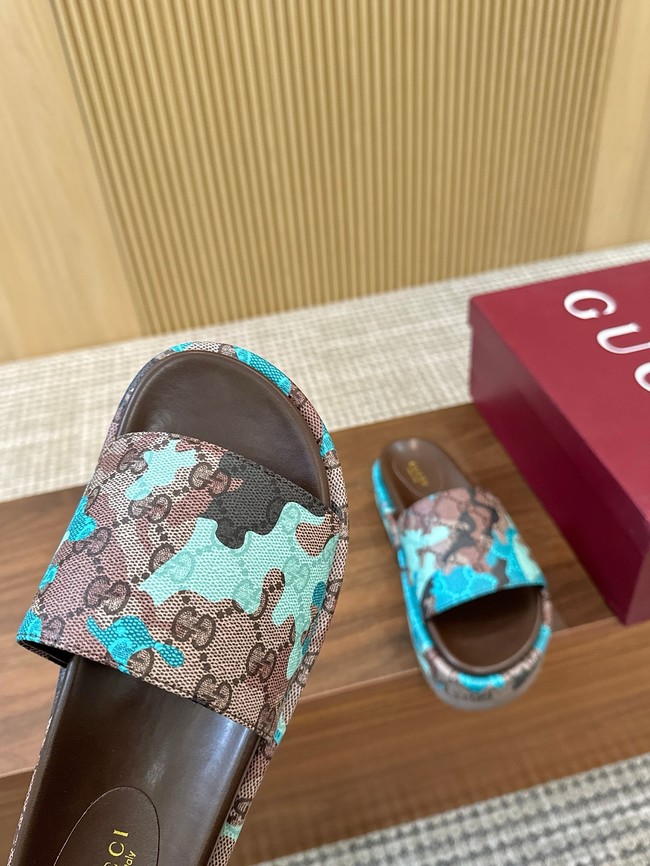 GUCCI Womens platform slide sandal 87185-2