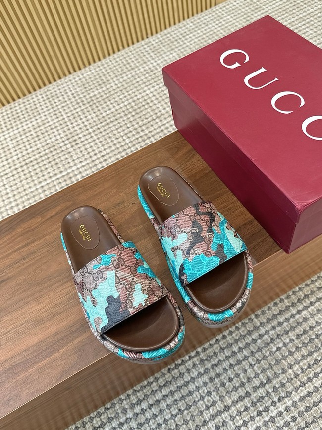 GUCCI Womens platform slide sandal 87185-2