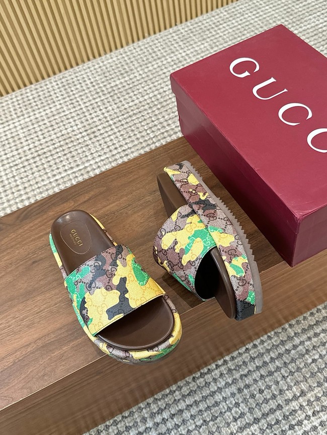 GUCCI Womens platform slide sandal 87185-3