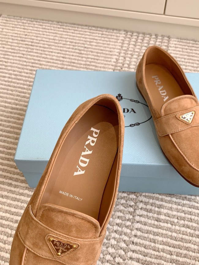 Prada leather loafers 87199-6