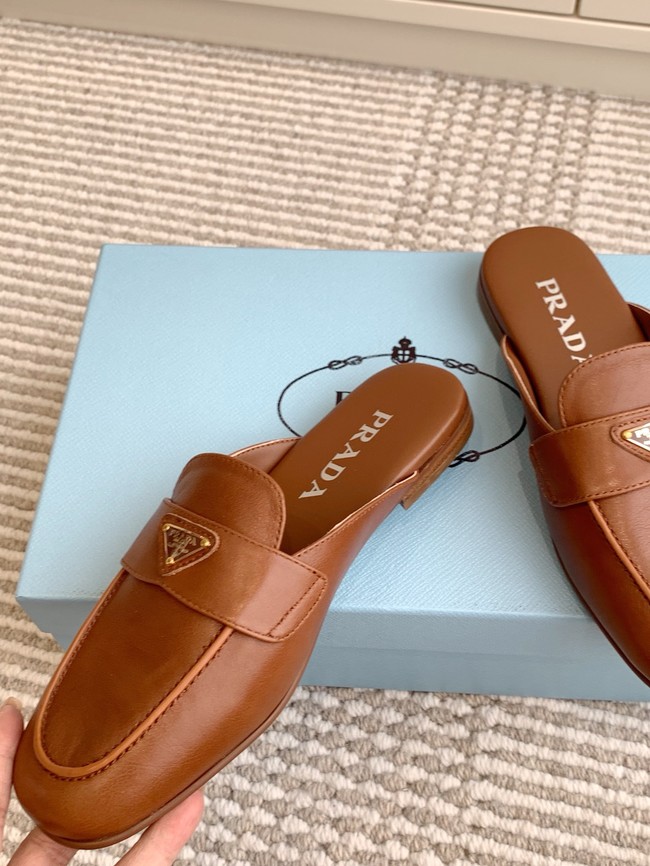 Prada leather mules 87200-7