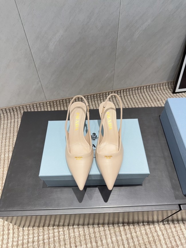 Prada leather slingback pumps 1I901M-5