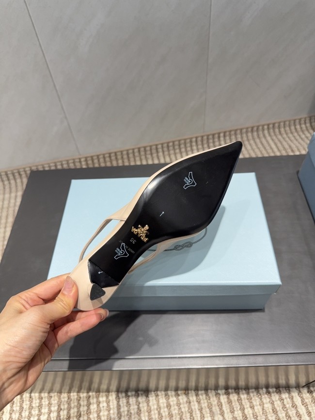 Prada leather slingback pumps 1I901M-5