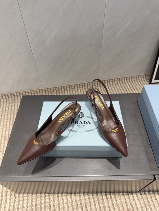 Prada leather slingback pumps 1I901M-6