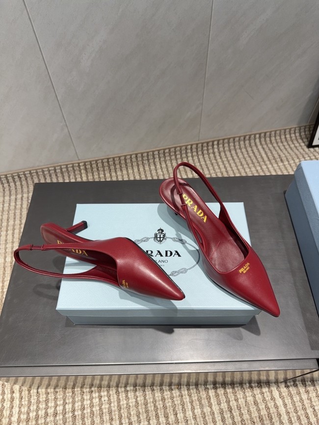 Prada leather slingback pumps 1I901M-7