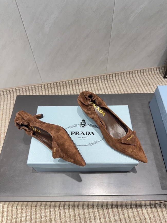 Prada Mordore leather pumps 87221-2