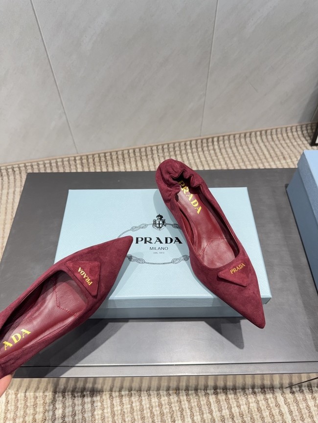 Prada Mordore leather pumps 87221-3
