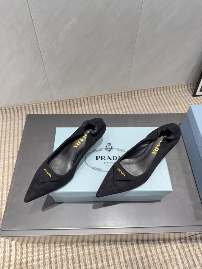 Prada Mordore leather pumps 87221-4