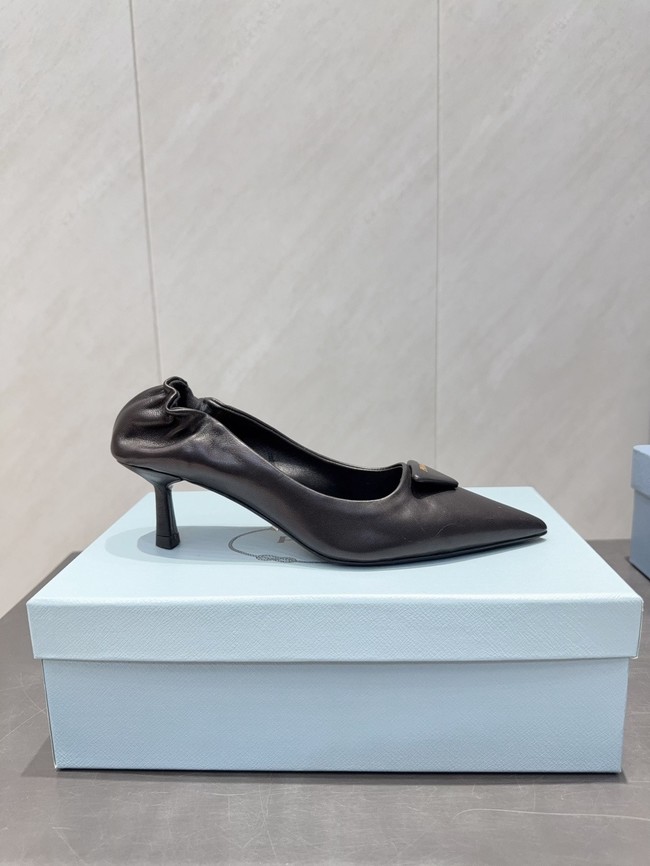Prada Mordore leather pumps 87221-8