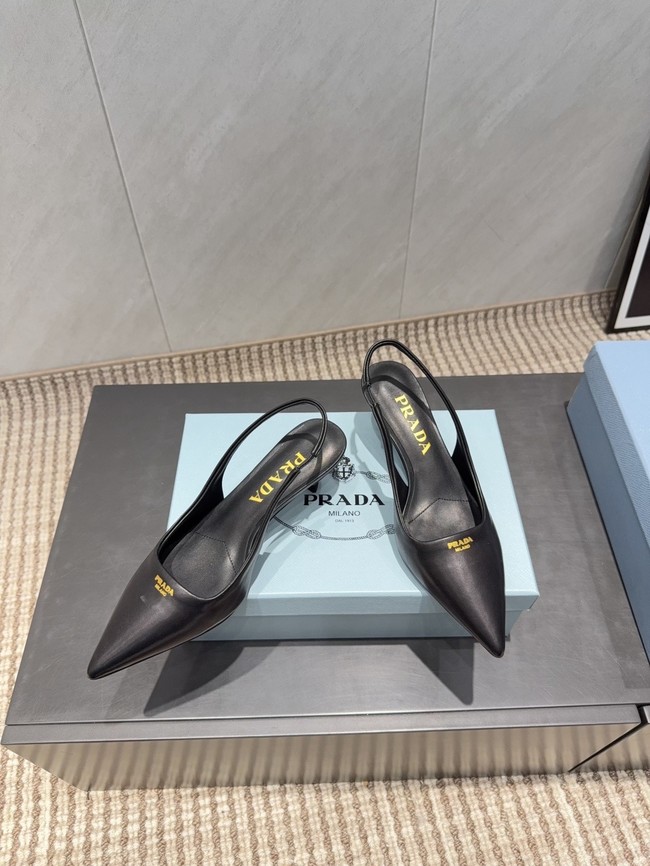 Prada leather slingback pumps 1I901M-8