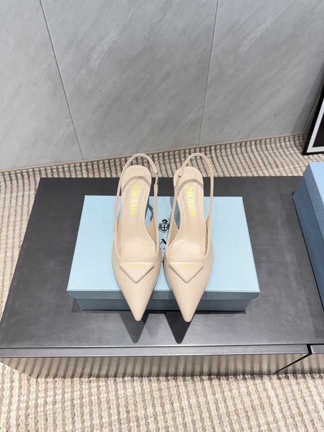 Prada leather slingback pumps 87220-5