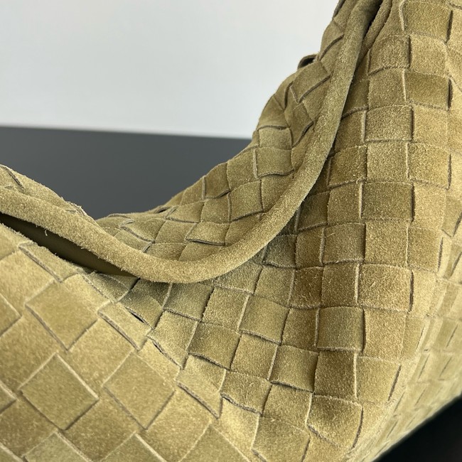 Bottega Veneta Hop calf leather Suede 796262 light green