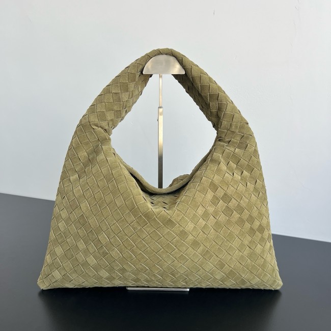 Bottega Veneta Hop calf leather Suede 796262 light green