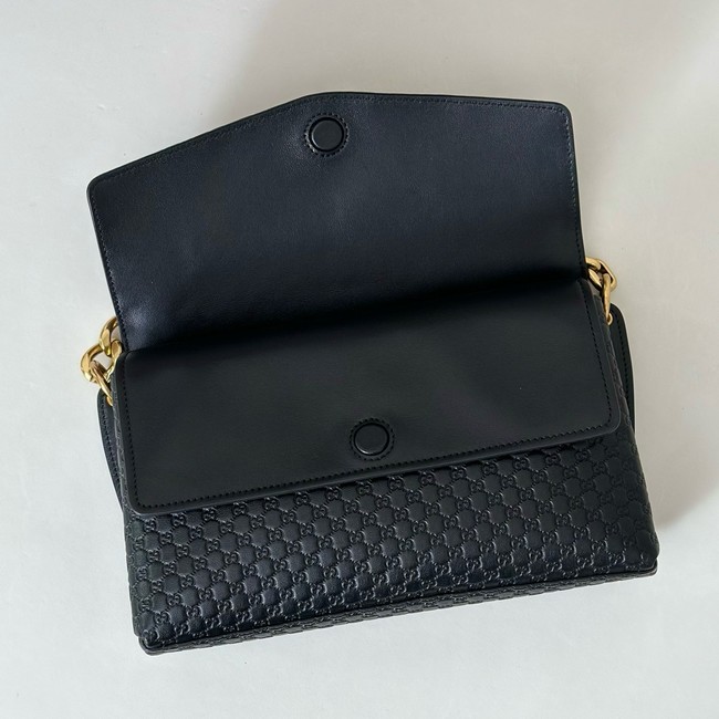 GUCCI Medium shoulder bag with chain 857622 black