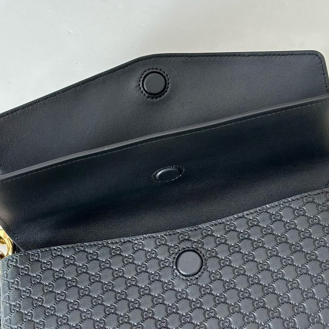 GUCCI Medium shoulder bag with chain 857622 black