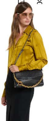 GUCCI Medium shoulder bag with chain 857622 black GUCCI Medium shoulder bag with chain 857622 black