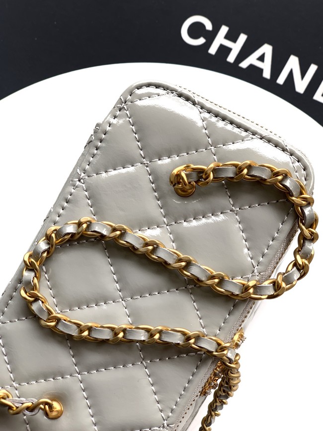 CHANEL 26C Vanity with Chain AP3940 gray