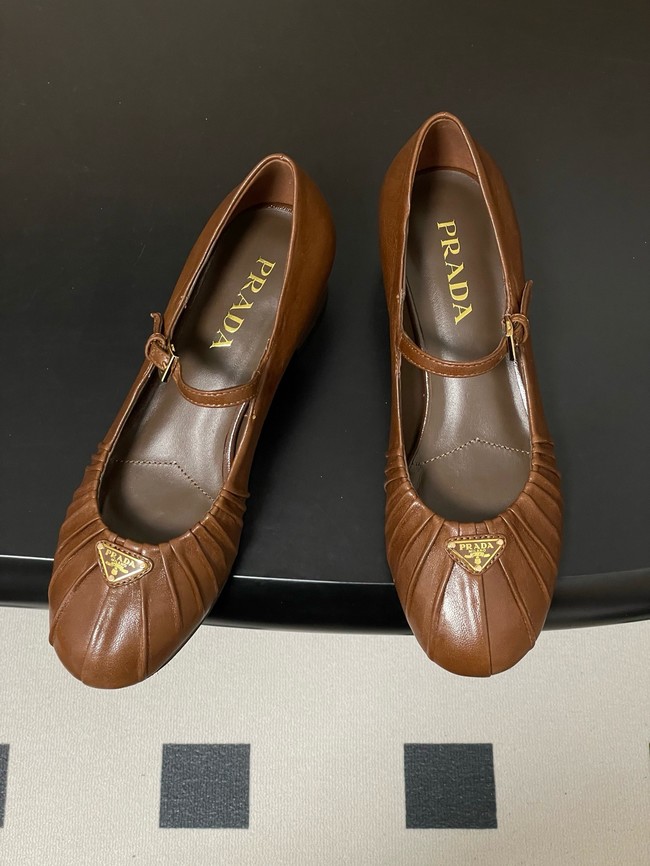 PRADA leather ballerinas 21055-2