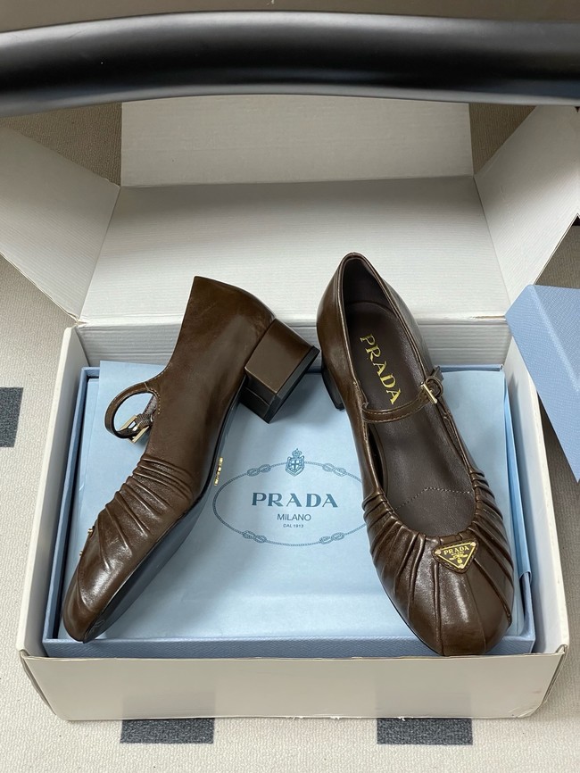 PRADA leather ballerinas 21055-3