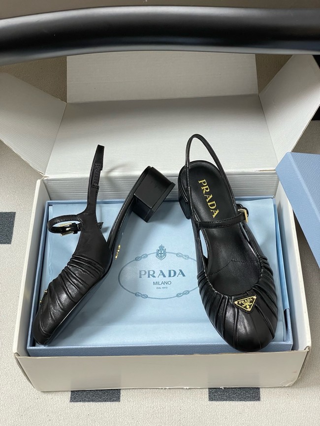 PRADA leather slingback Sandals 21056-1