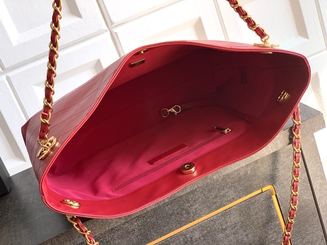 CHANEL Shoulder Bag 66971 red