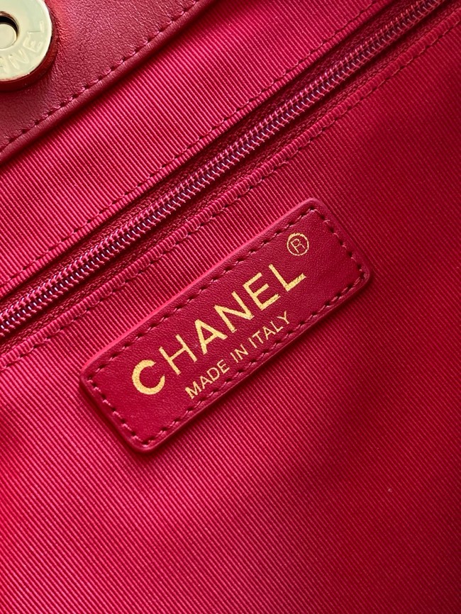 CHANEL Shoulder Bag 66971 red