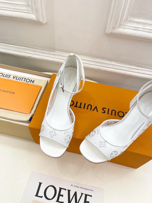 Louis Vuitton Heel 8.5CM sandals 55701-3