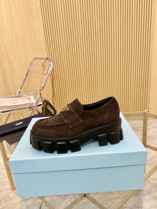 Prada suede loafers 55707-2