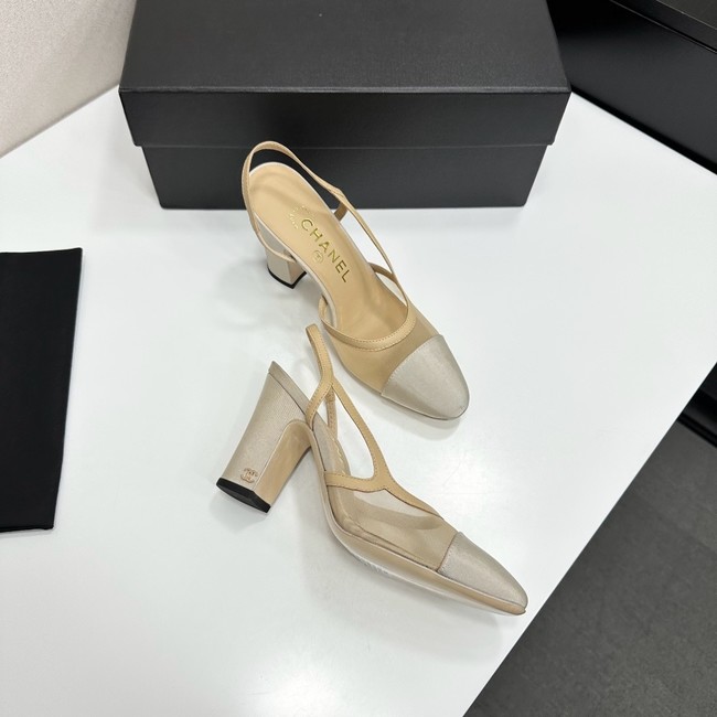 Chanel Slingbacks Mesh & Grosgrain 66937-5
