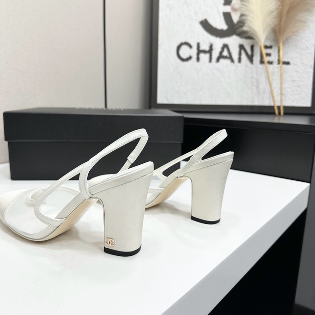 Chanel Slingbacks Mesh & Grosgrain 66937-6