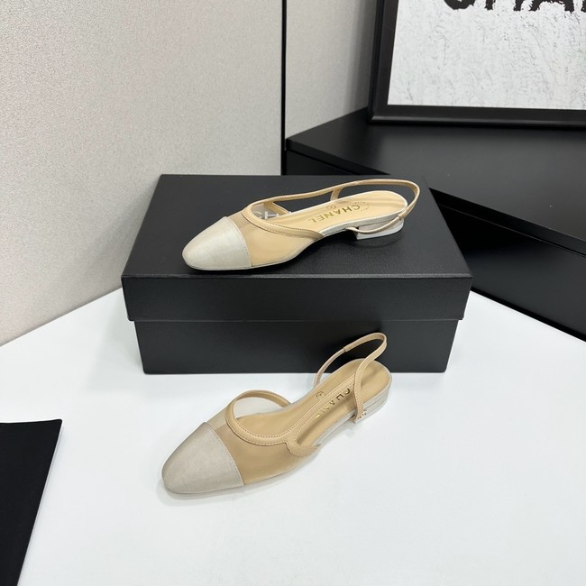 Chanel Slingbacks Mesh & Grosgrain 66938-2