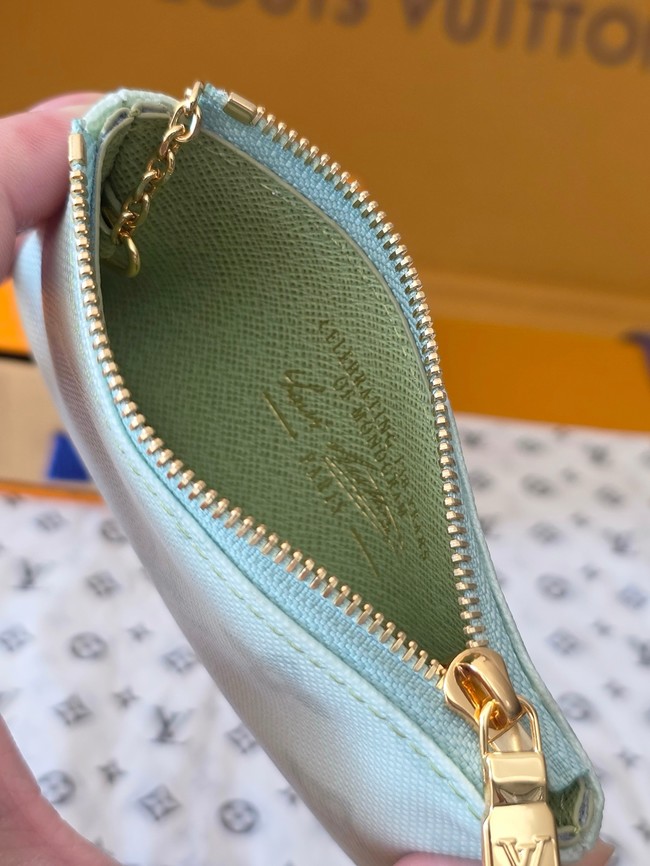 Louis Vuitton Key Pouch M27674 Green Asnieres