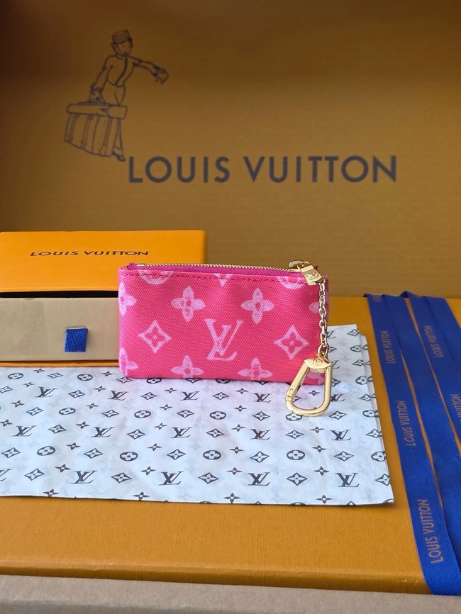 Louis Vuitton Key Pouch M27674 Rose Ruban