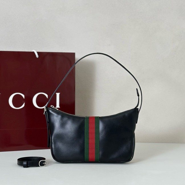 Gucci Lunetta small crossbody bag 863406 black