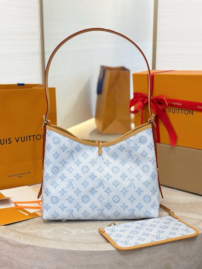 Louis Vuitton CarryAll PM M27532 Bleu Courrier