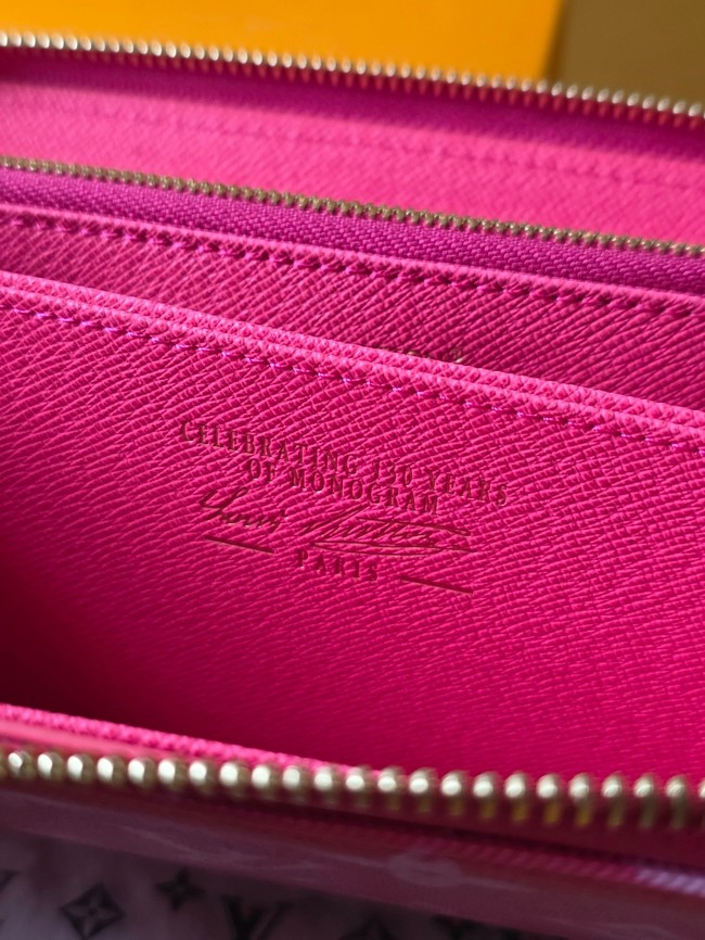 Louis Vuitton Zippy Wallet M27685 Rose Ruban