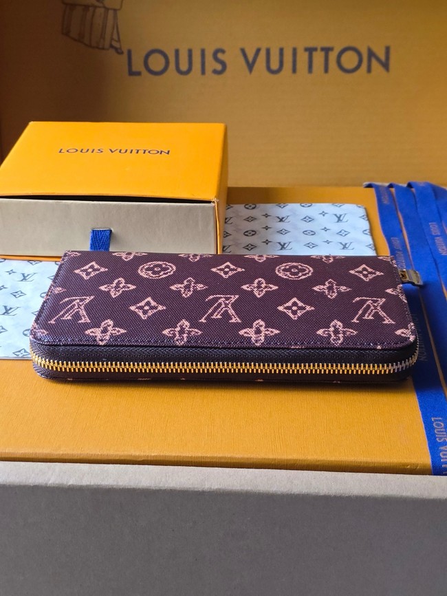 Louis Vuitton Zippy Wallet M27685 dark brown
