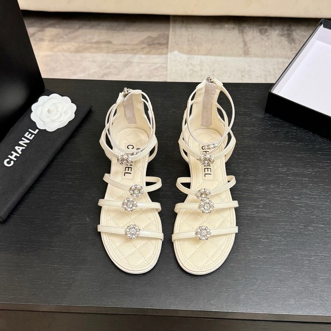 Chanel Sandals Laminated Lambskin 66964-2