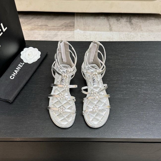 Chanel Sandals Laminated Lambskin 66964-3
