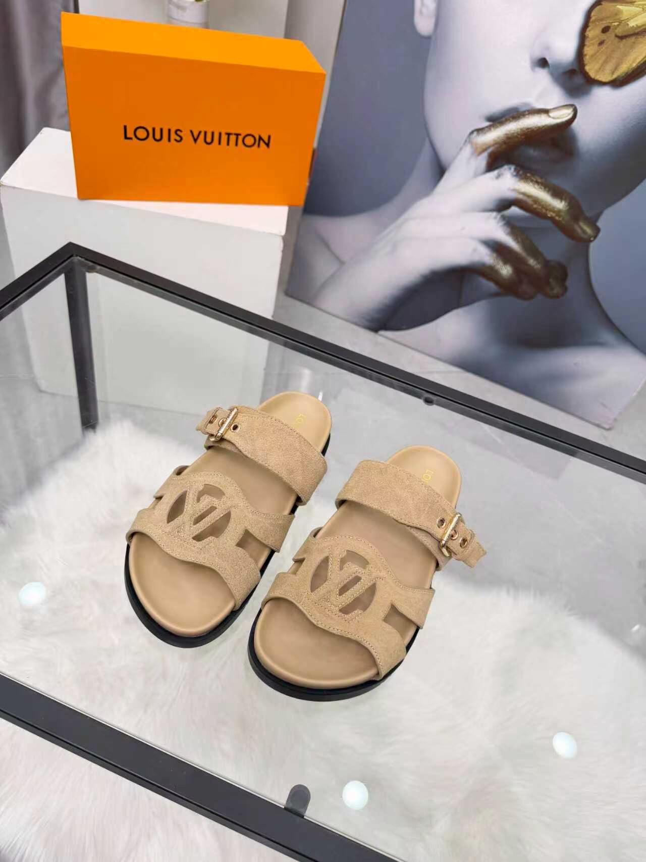 Louis Vuitton Slippers Shoes LV63021