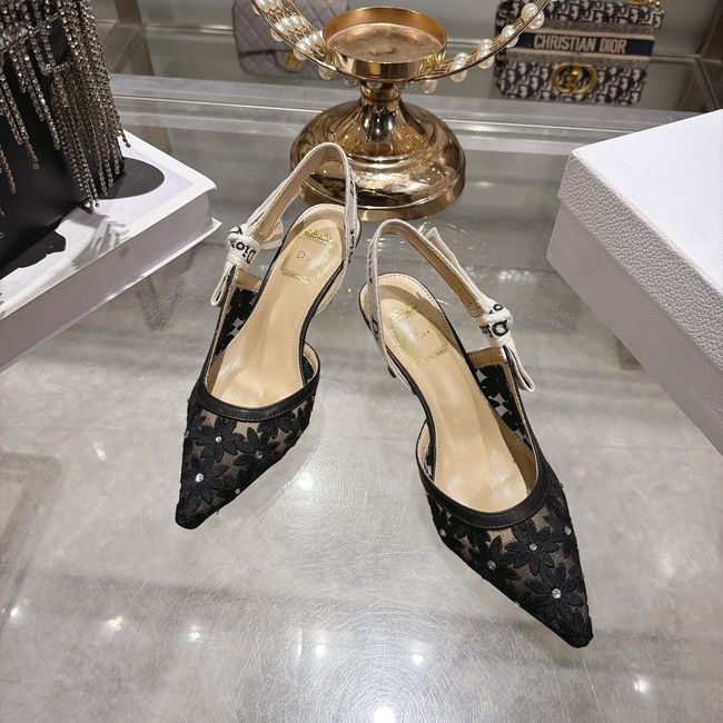 JAdior Slingback Pump Embroidered Plumetis CV642-6