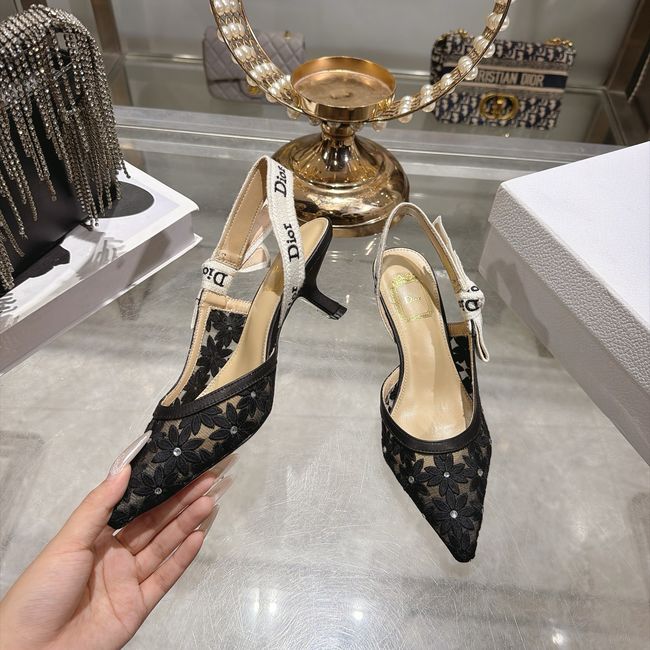 JAdior Slingback Pump Embroidered Plumetis CV642-6