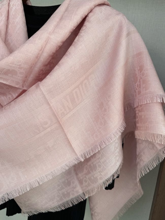Dior Oblique Shawl Wool and Silk Jacquard I1058-4 Dior Oblique Shawl Wool and Silk Jacquard I1058-4