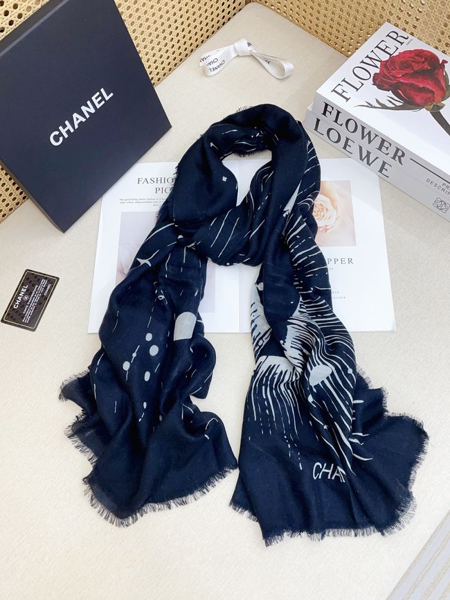 Chanel cashmere scarf AAC489-1 Chanel cashmere scarf AAC489-1